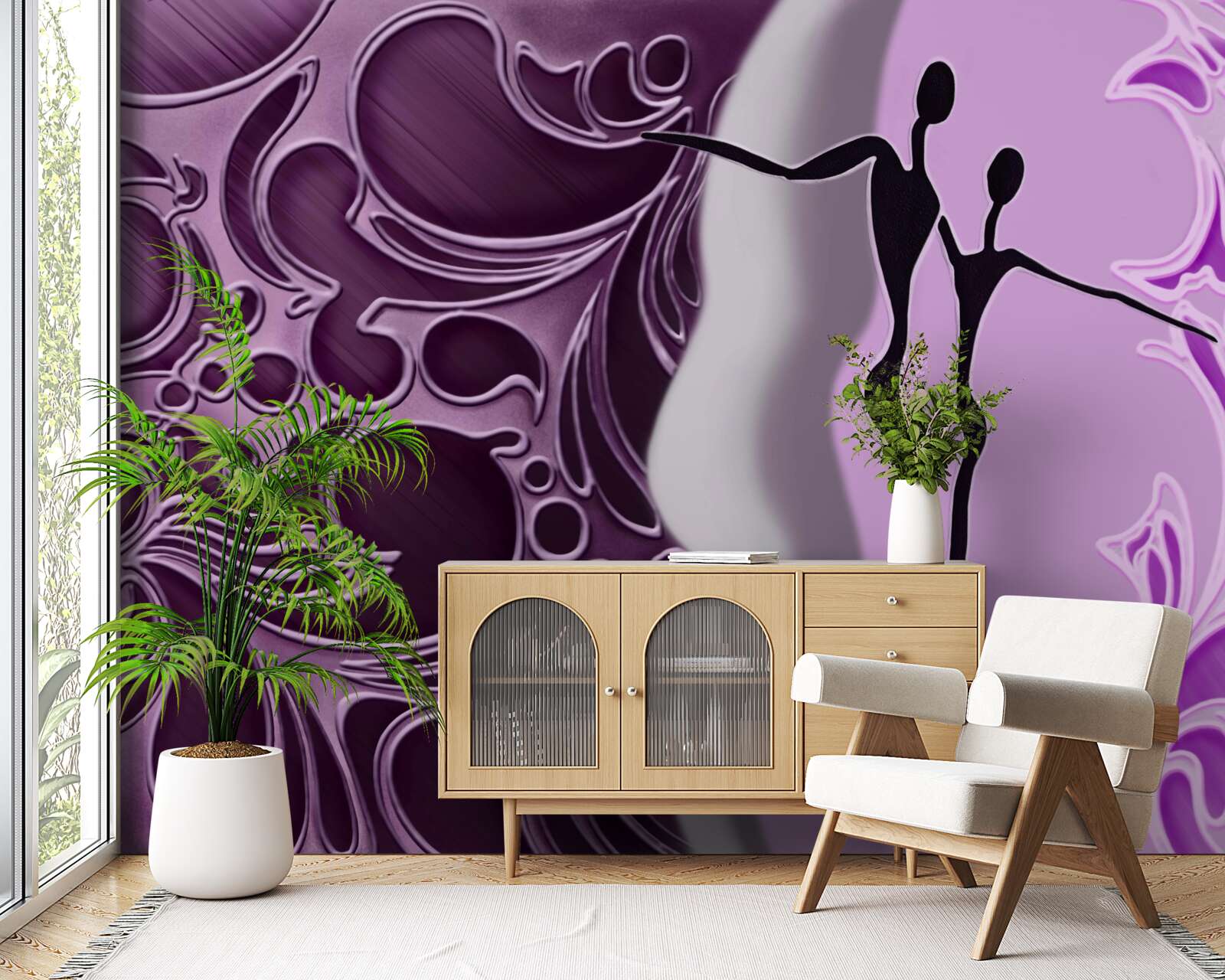 Фотошпалери хвилювання любові у водах