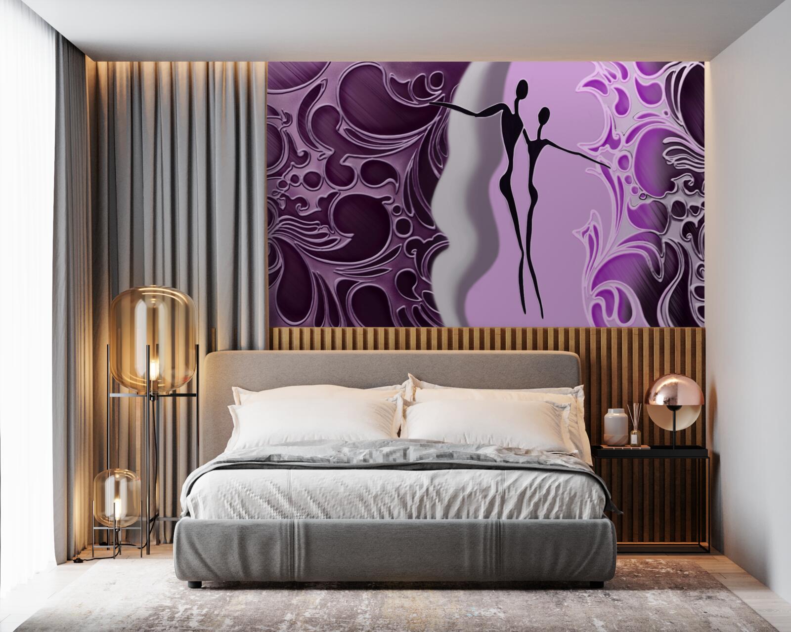 Фотошпалери хвилювання любові у водах