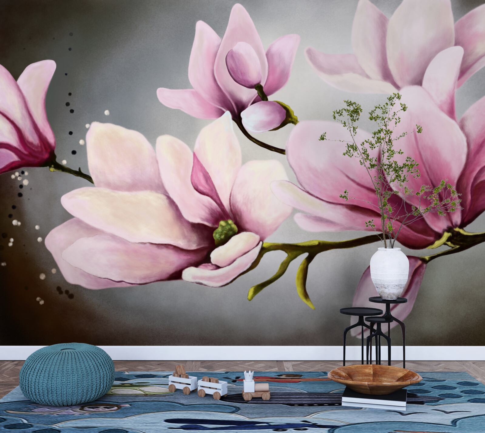 Фотошпалери магнолії з тонким ароматом