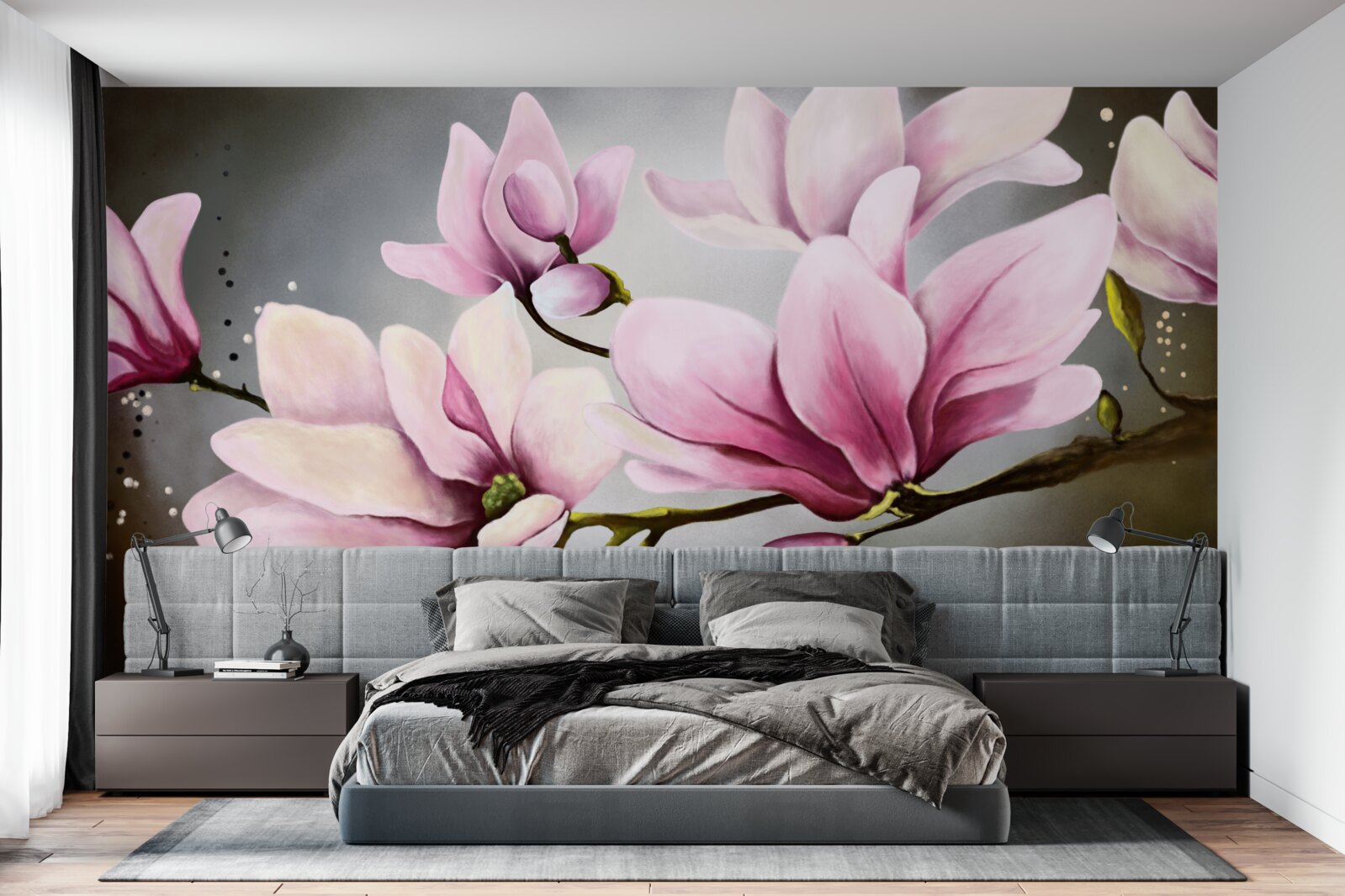 Фотошпалери магнолії з тонким ароматом