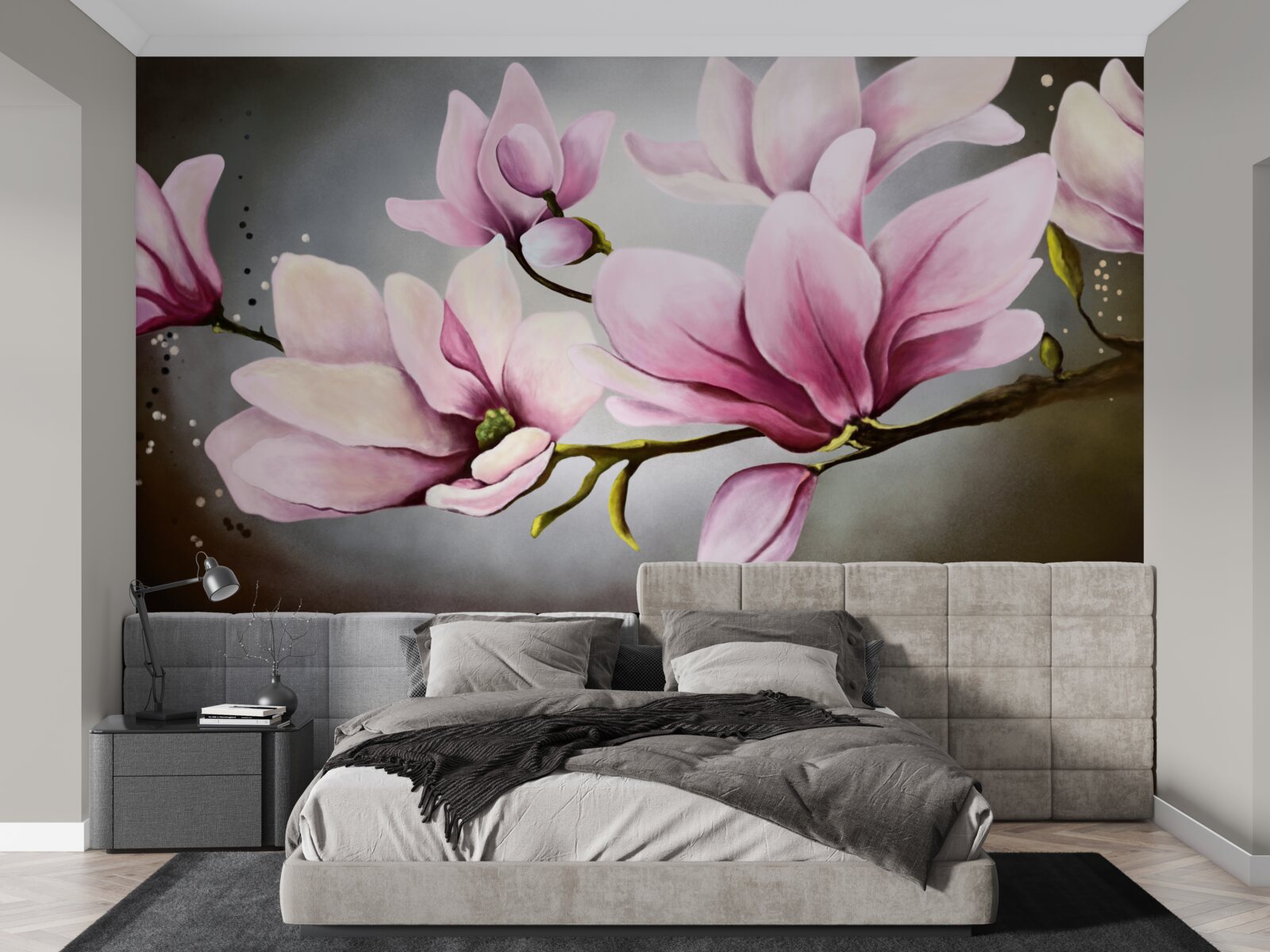 Фотошпалери магнолії з тонким ароматом