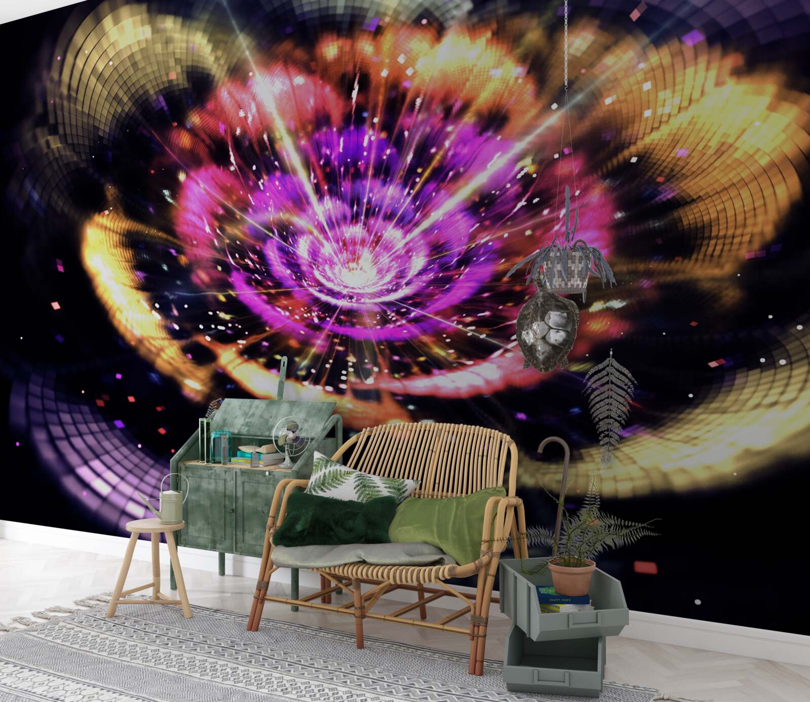 Фотошпалери народження планети у Всесвіті