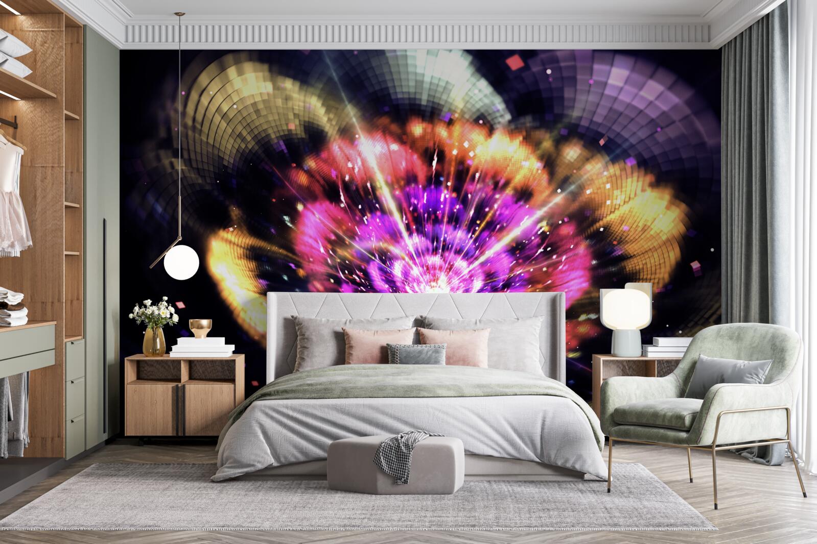 Фотошпалери народження планети у Всесвіті