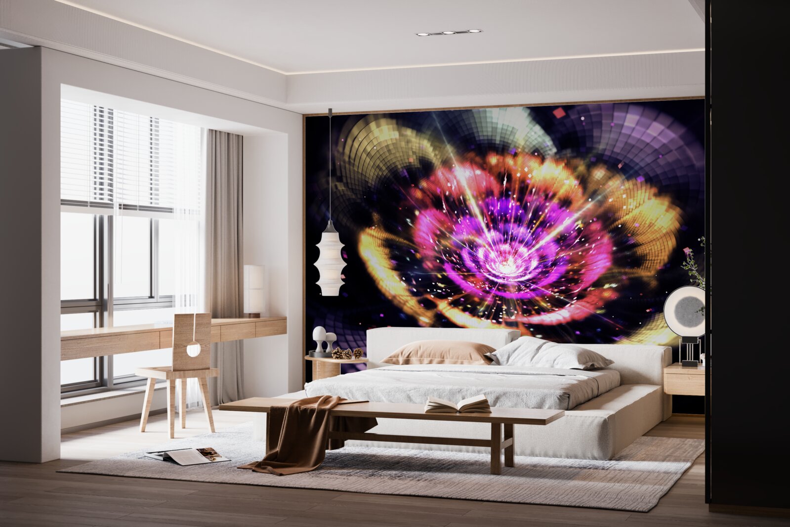 Фотошпалери народження планети у Всесвіті