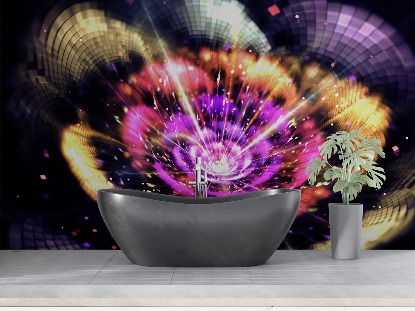 Фотошпалери народження планети у Всесвіті