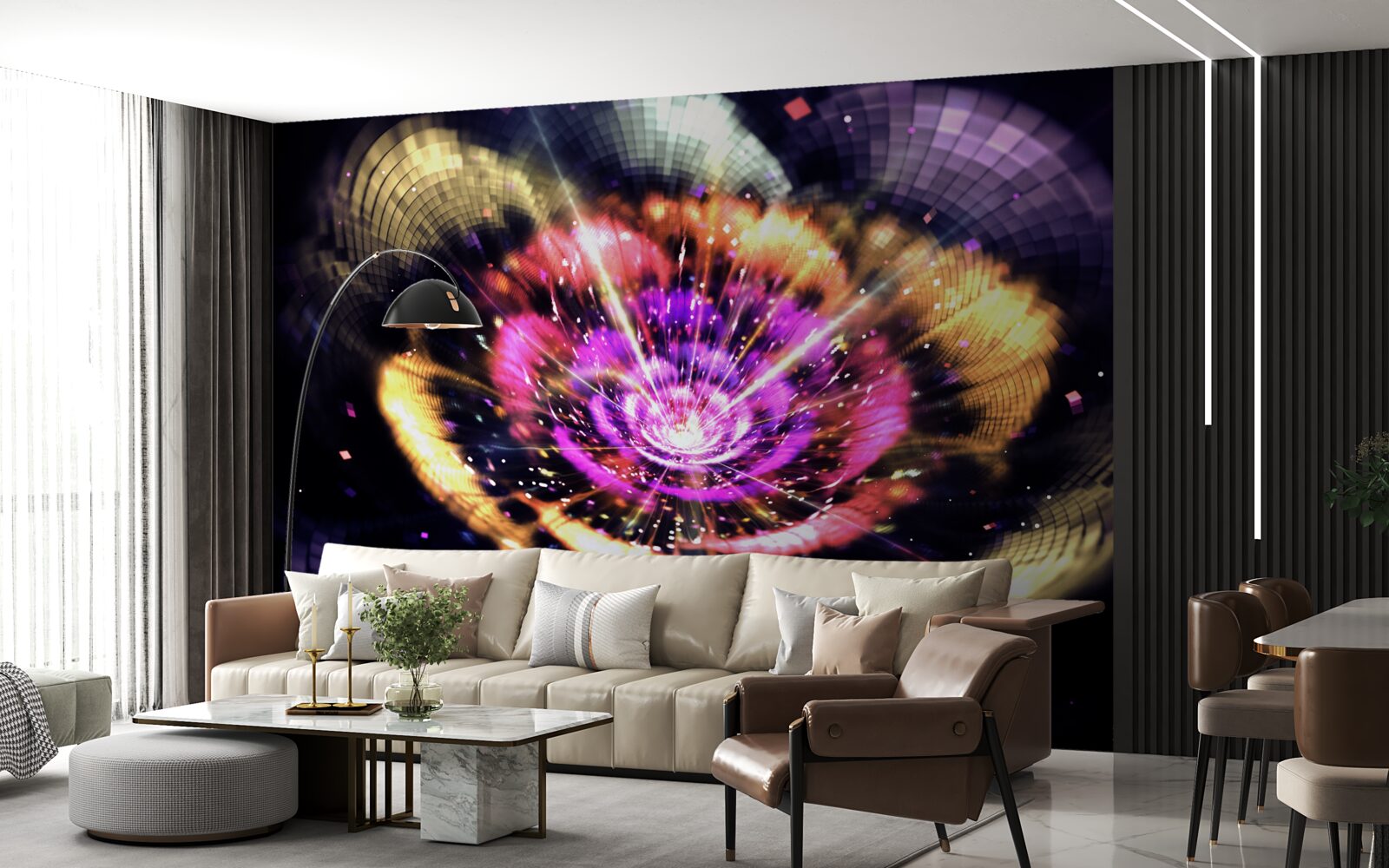 Фотошпалери народження планети у Всесвіті