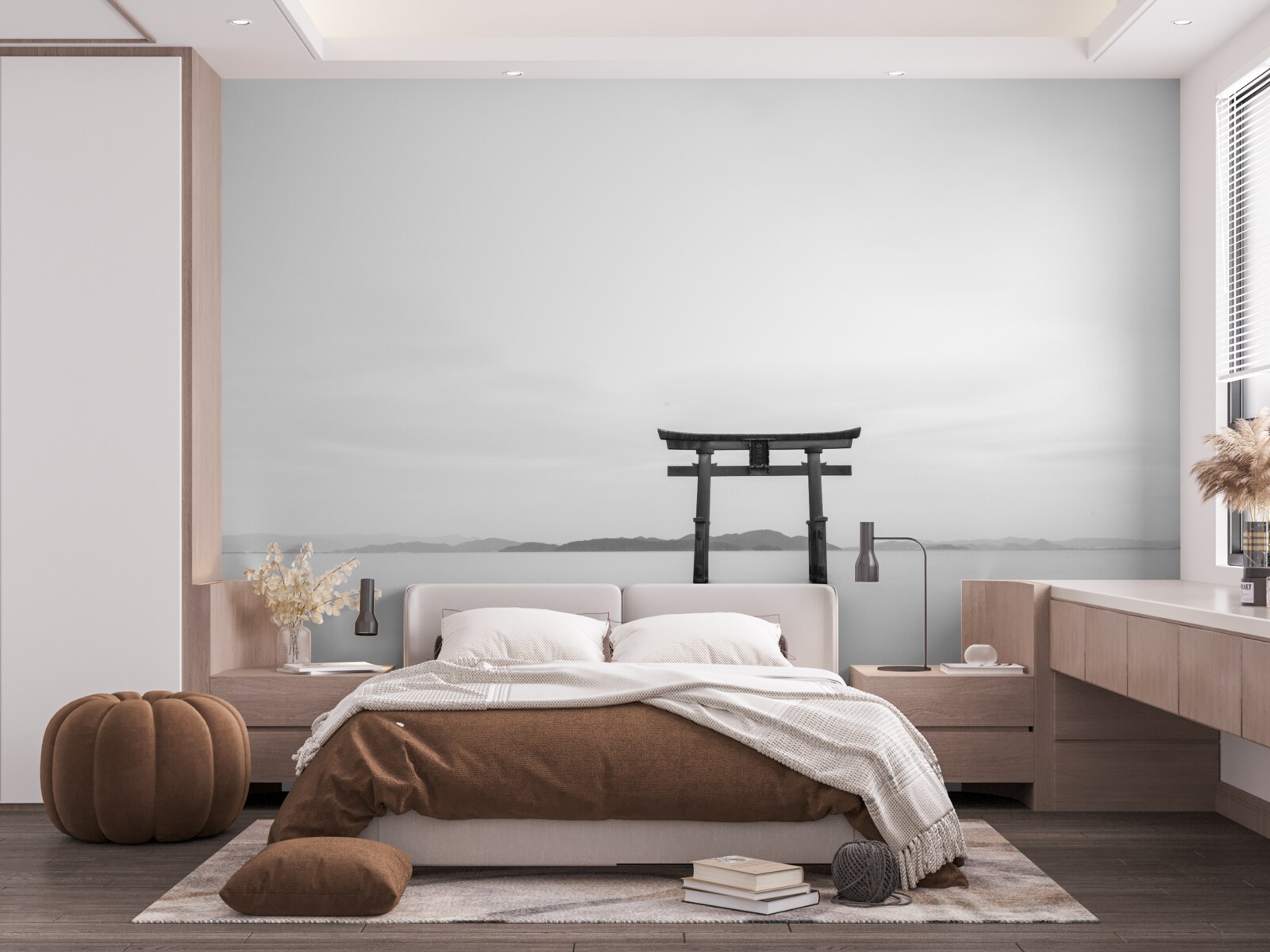 Фотошпалери ворота торі в океані