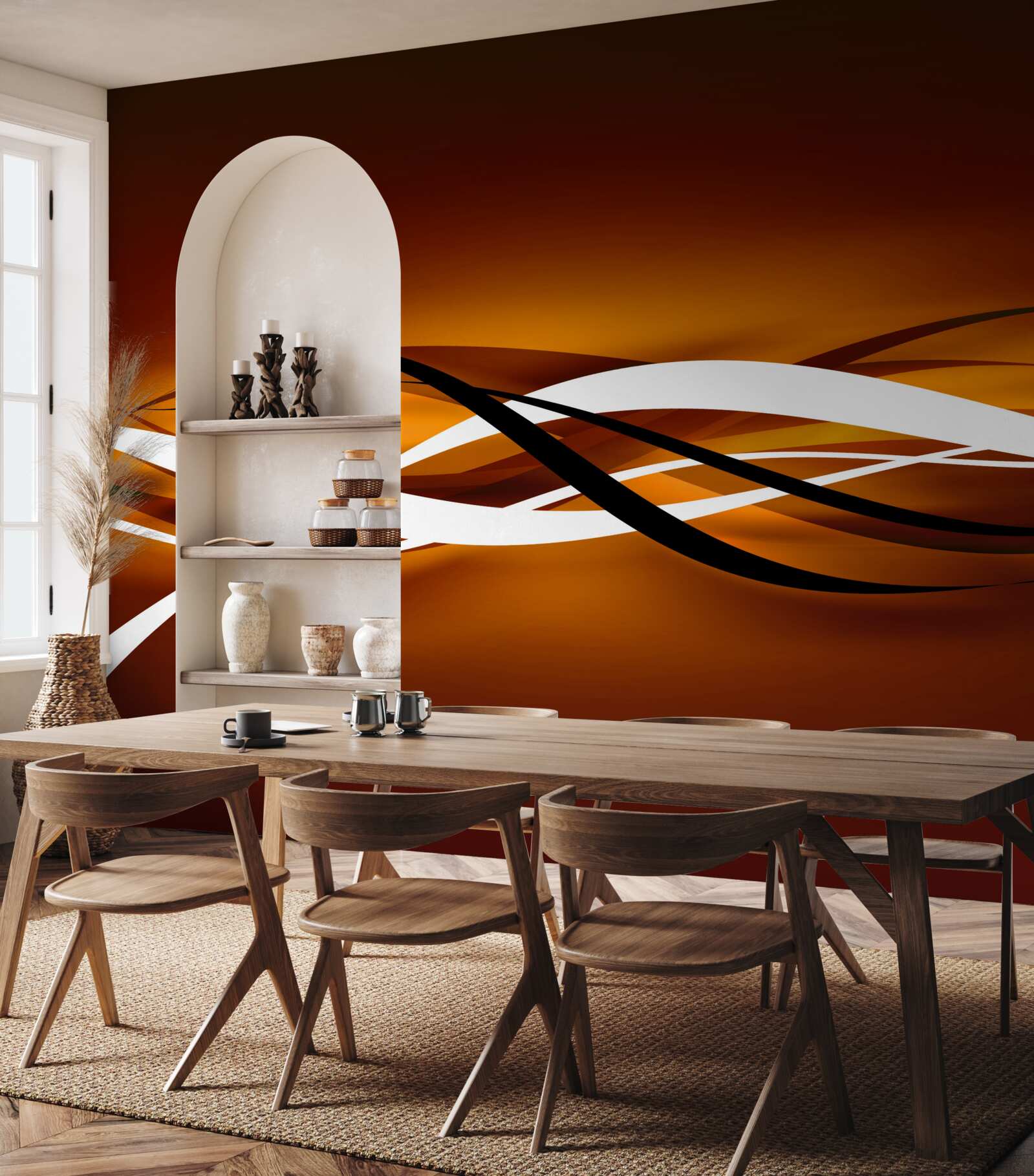 Фотошпалери нескінченні бронзові стежки