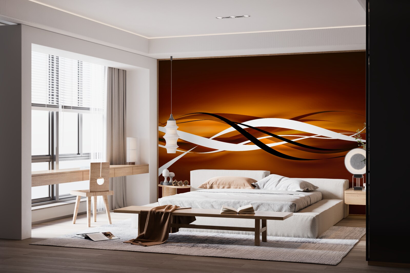 Фотошпалери нескінченні бронзові стежки