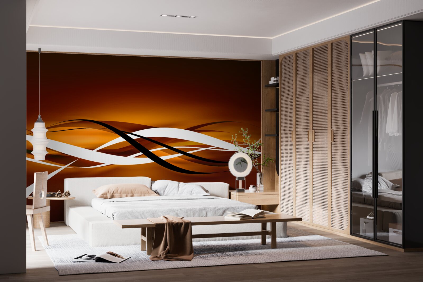 Фотошпалери нескінченні бронзові стежки