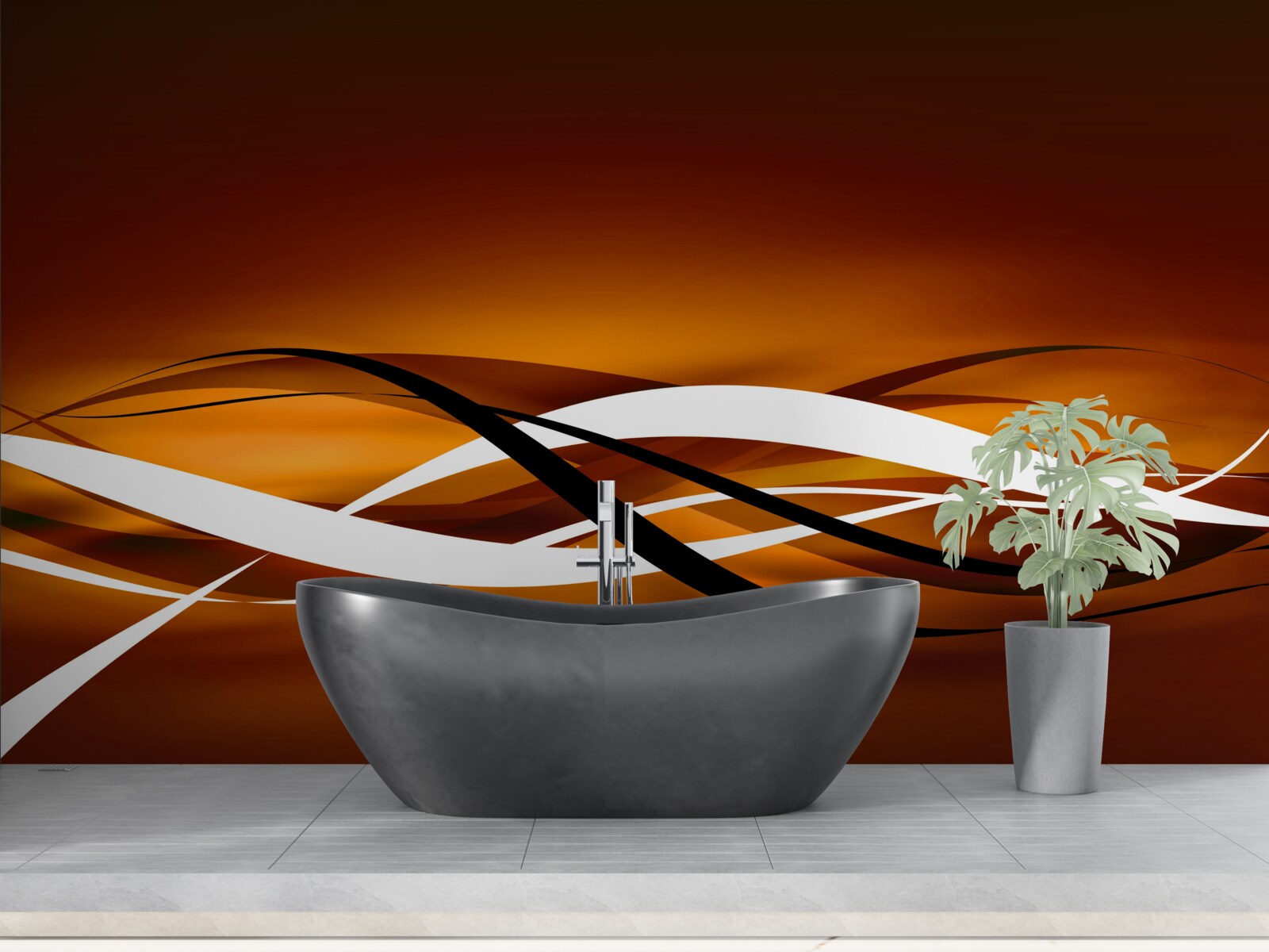 Фотошпалери нескінченні бронзові стежки