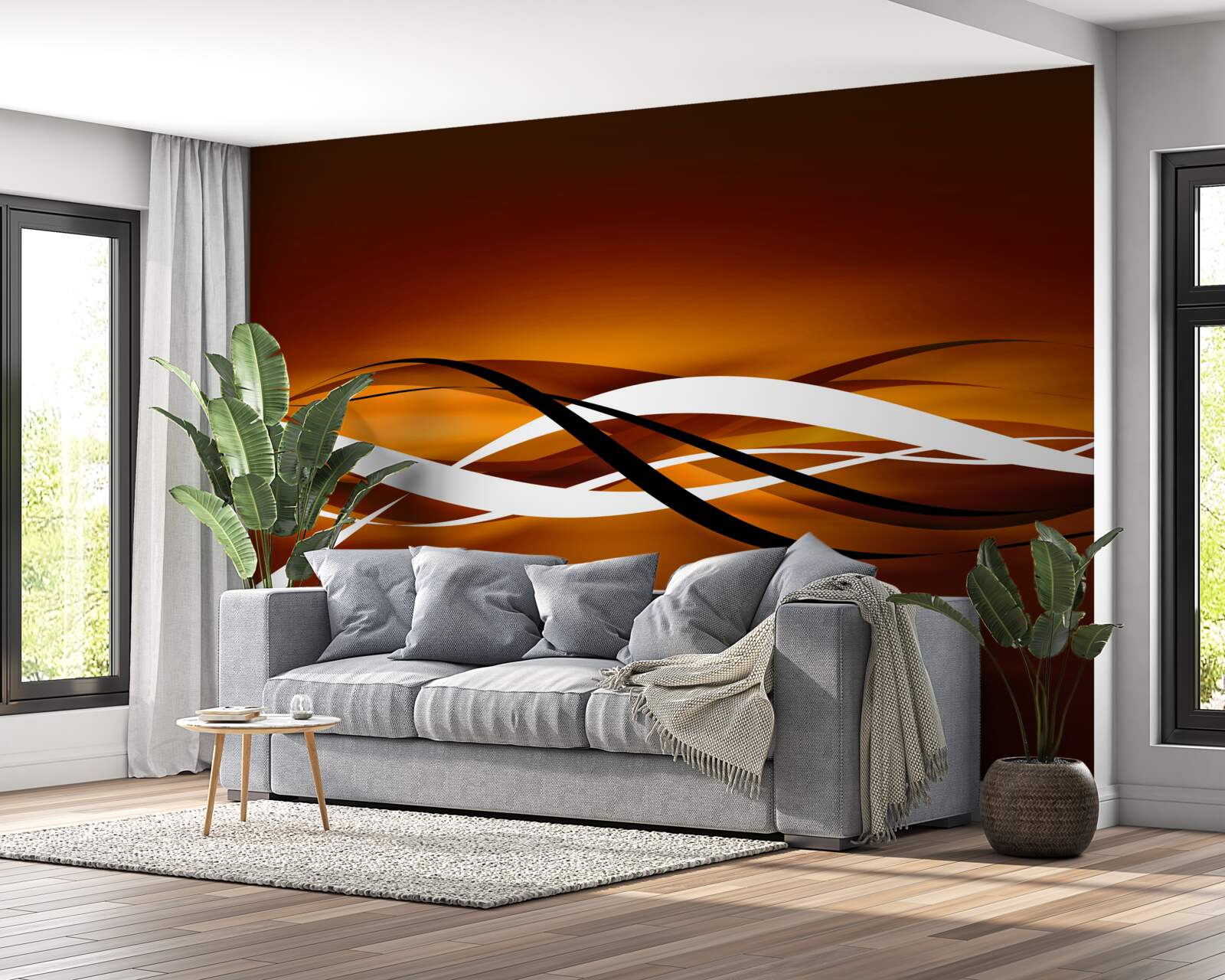 Фотошпалери нескінченні бронзові стежки