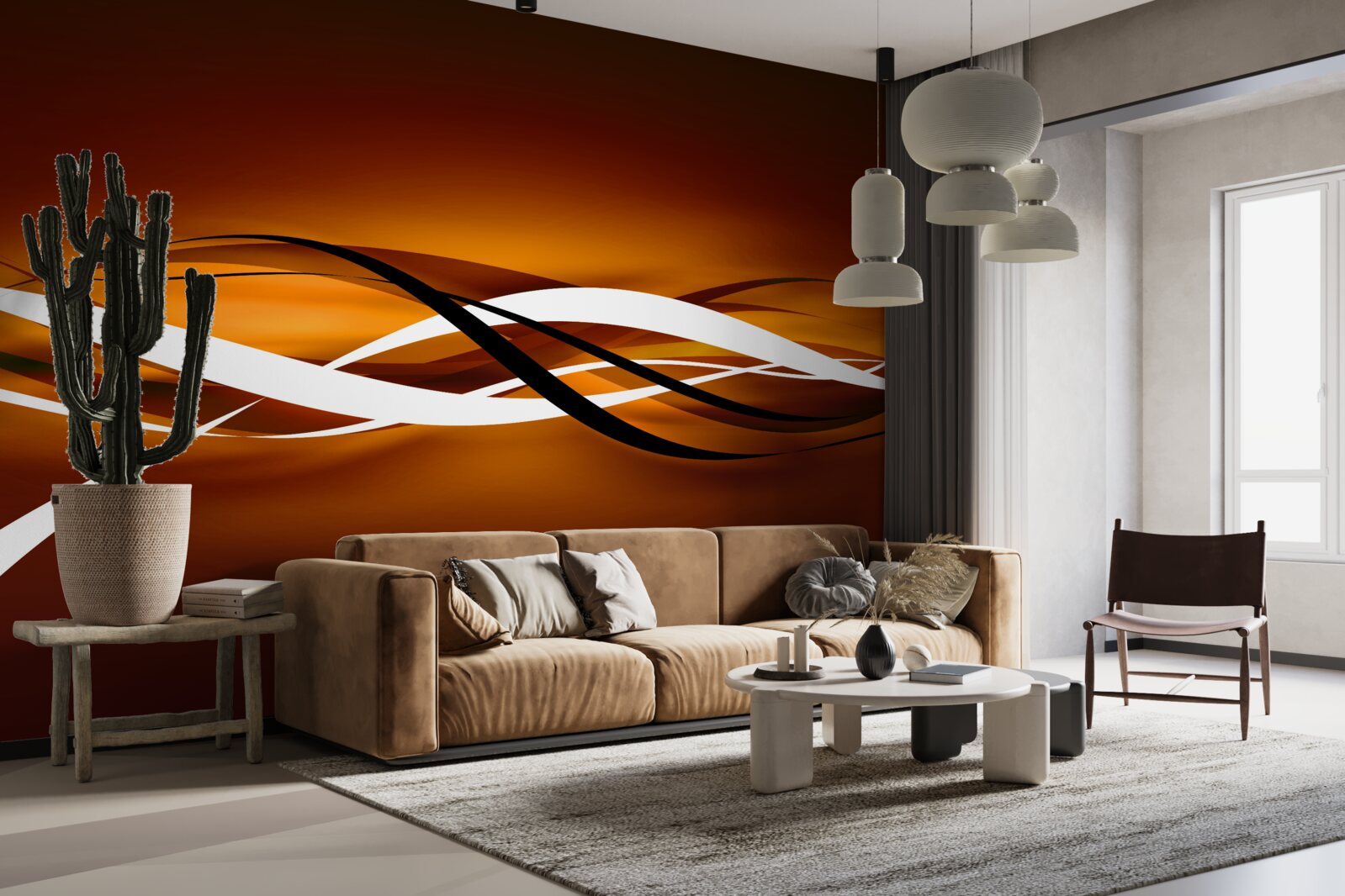 Фотошпалери нескінченні бронзові стежки