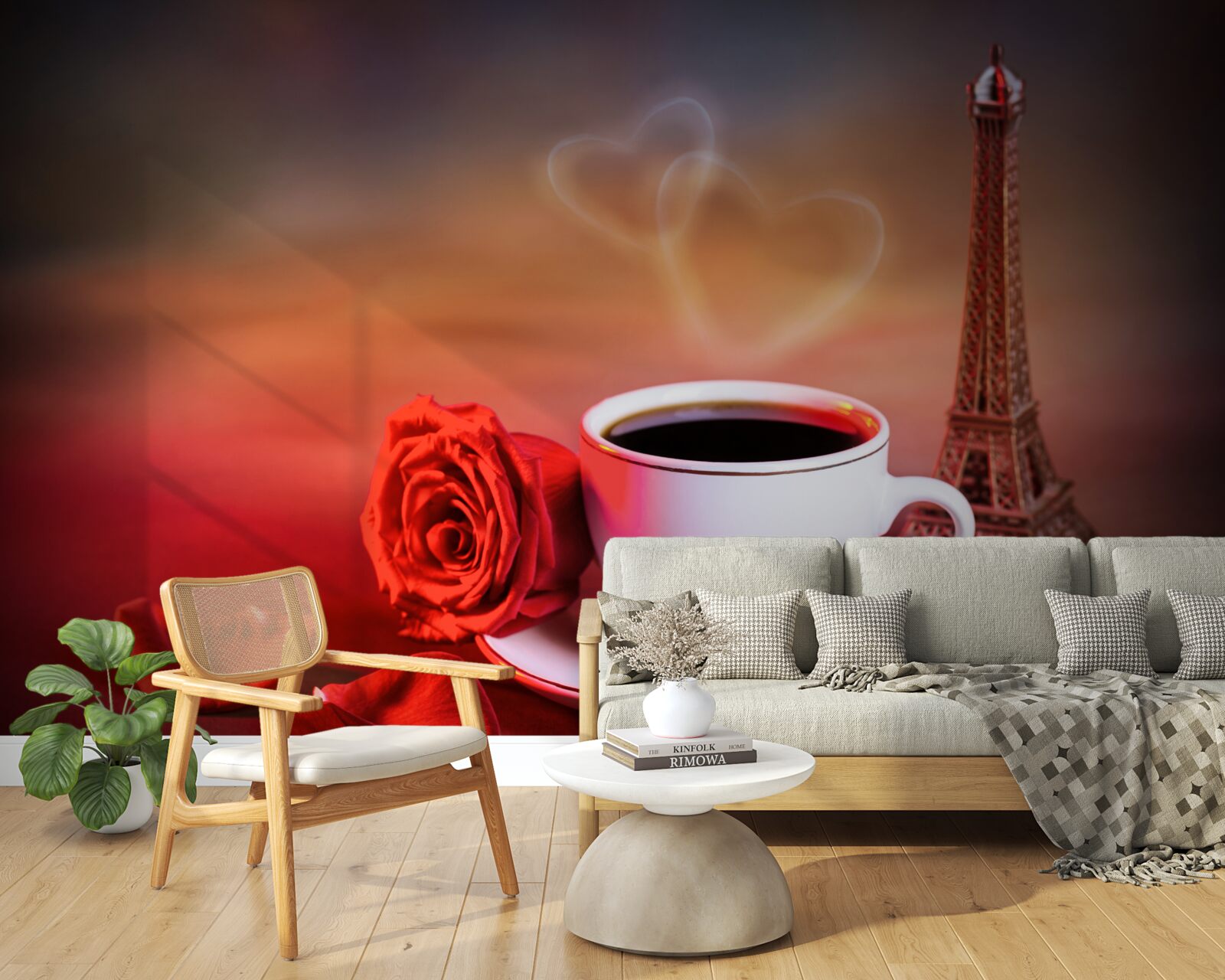 Фотошпалери романтика французького ранку