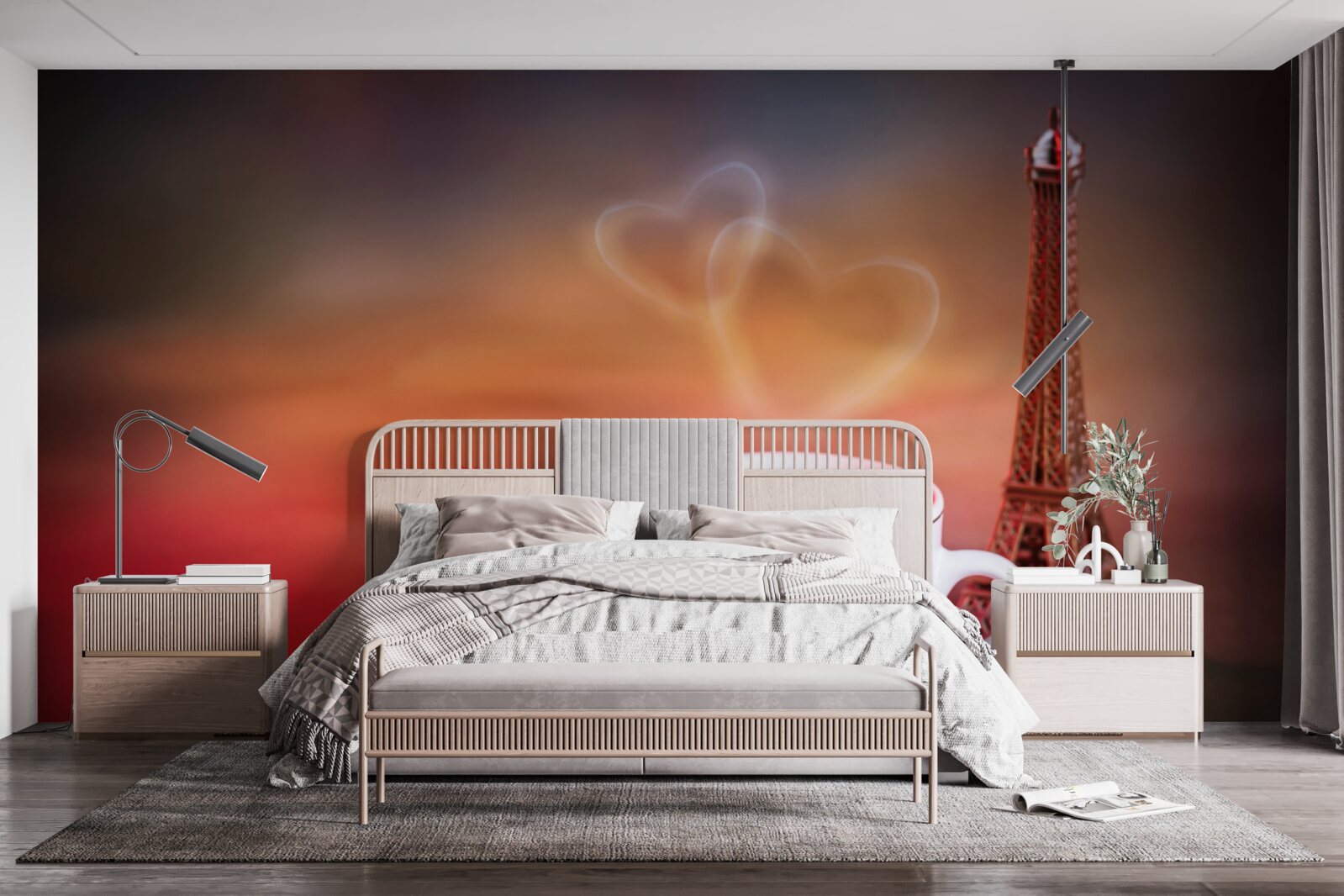 Фотошпалери романтика французького ранку