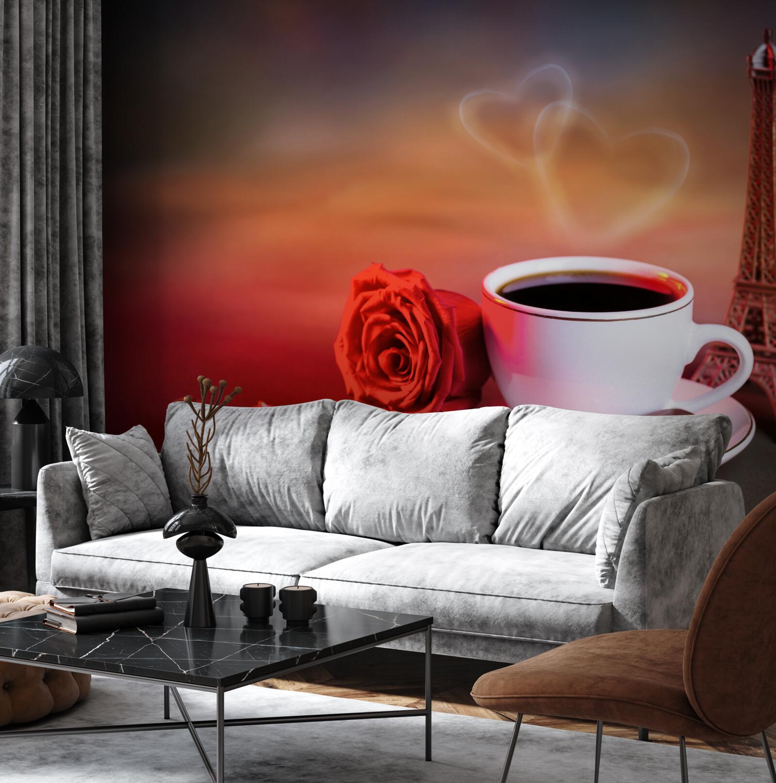 Фотошпалери романтика французького ранку