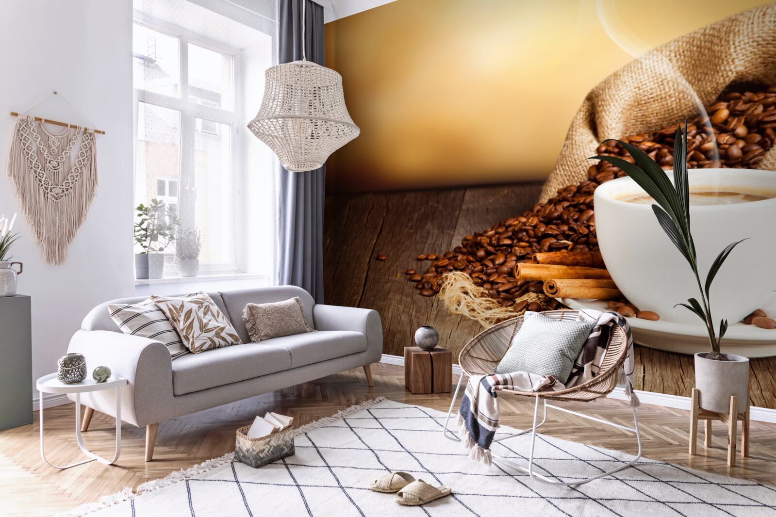 Фотошпалери чашка ароматної кави, що бадьорить