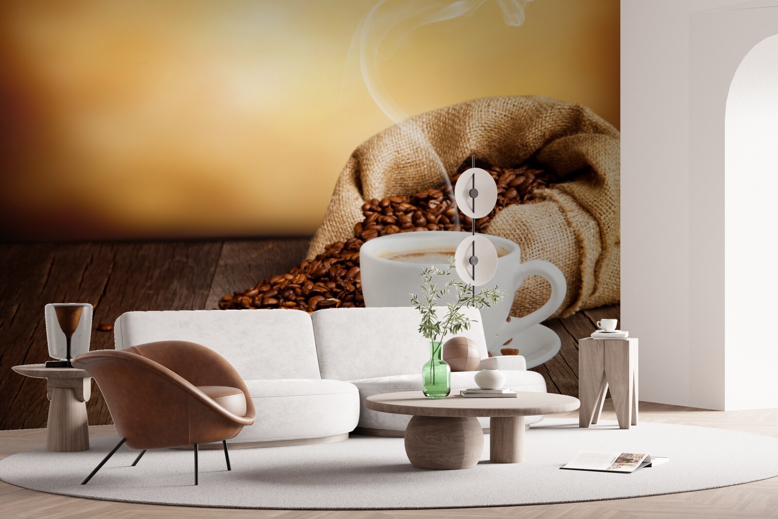 Фотошпалери чашка ароматної кави, що бадьорить