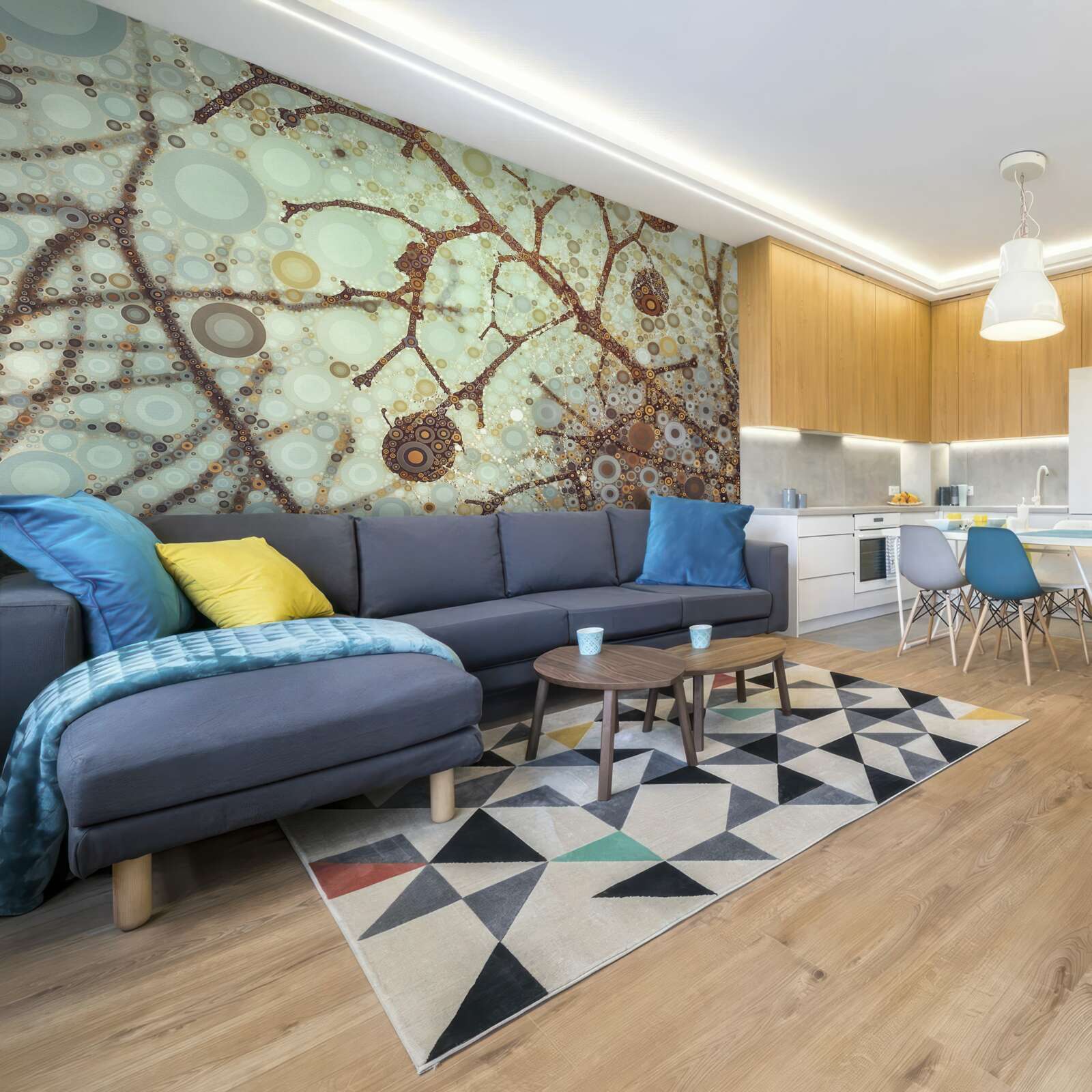 Фотошпалери мінімалістичний зимовий ранок