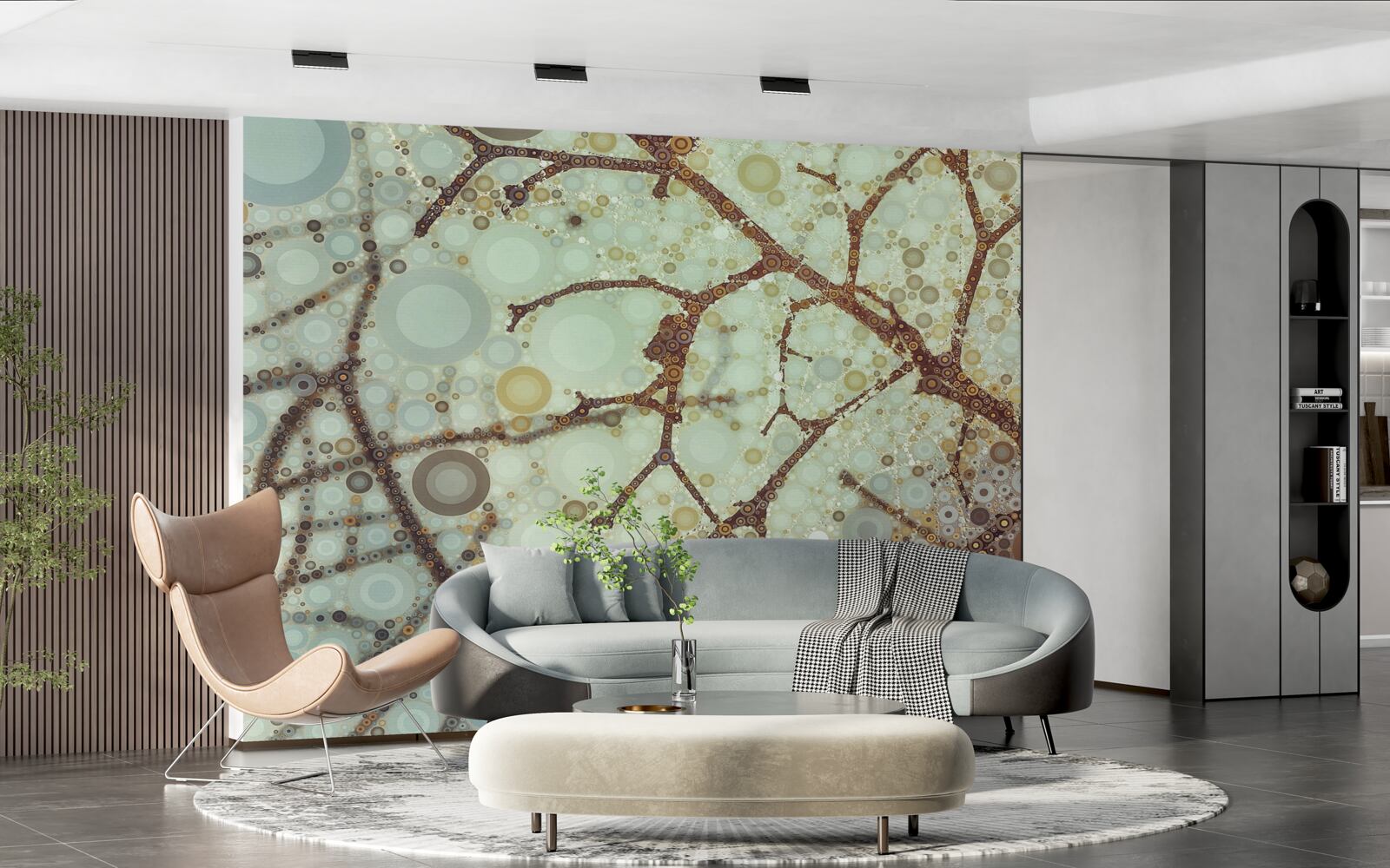 Фотошпалери мінімалістичний зимовий ранок