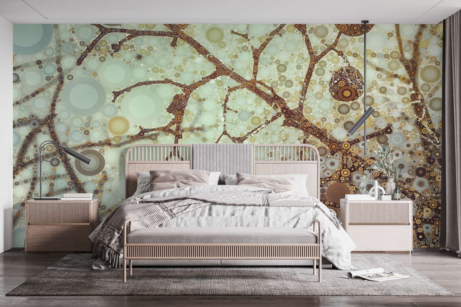 Фотошпалери мінімалістичний зимовий ранок