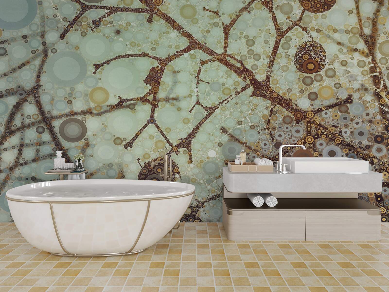 Фотошпалери мінімалістичний зимовий ранок