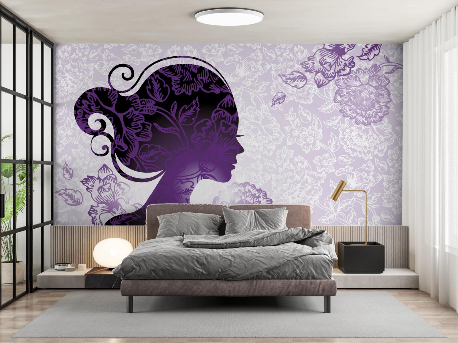 Фотошпалери образ дівчини неоднозначний