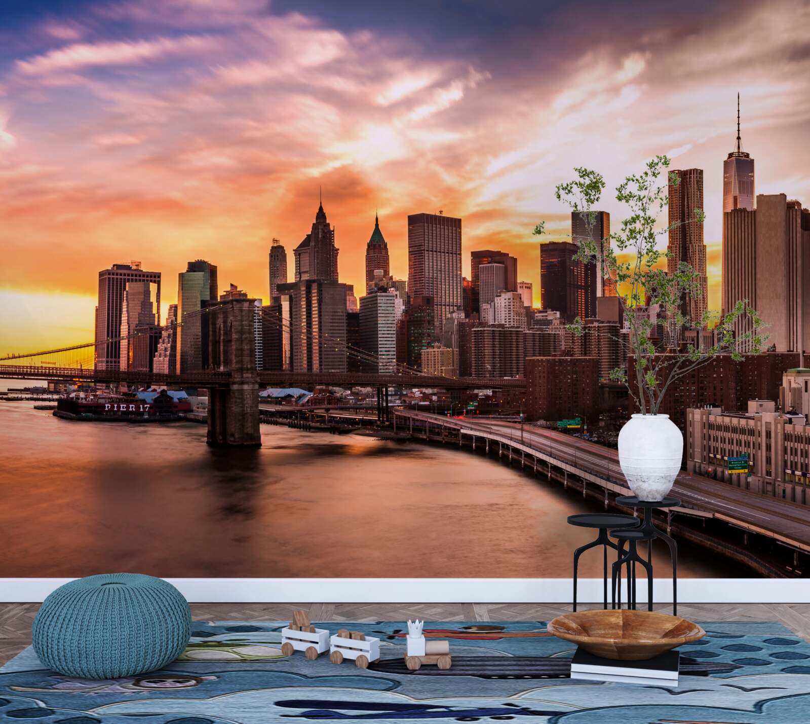 Фотошпалери замовлення з Амбер над Брукліном