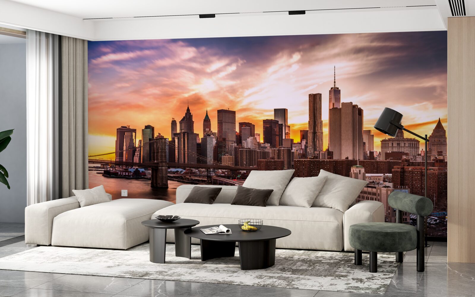 Фотошпалери замовлення з Амбер над Брукліном