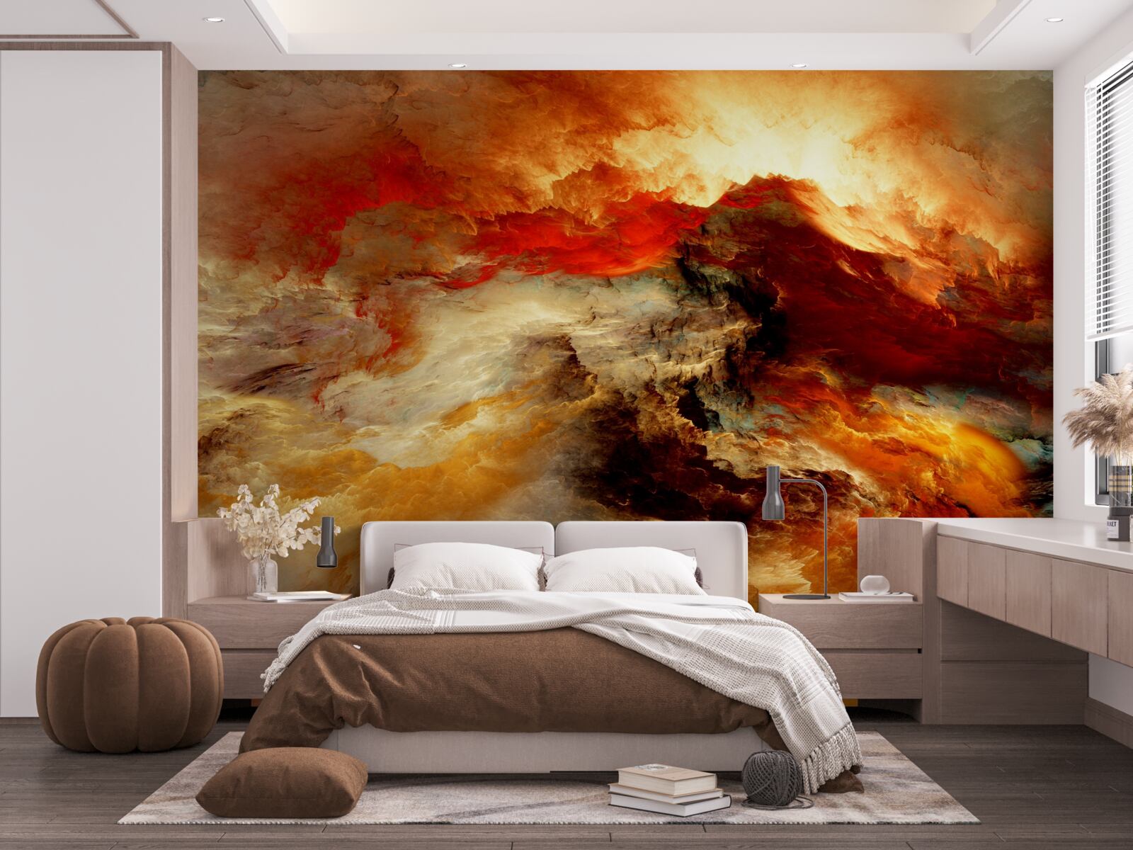 Фотошпалери вихор у скелястій пустелі