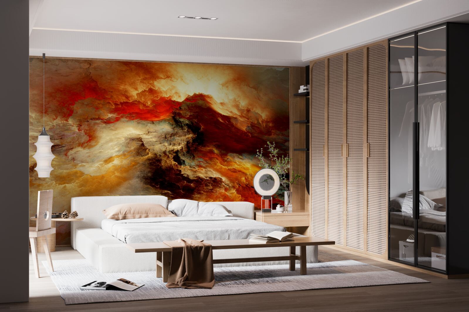 Фотошпалери вихор у скелястій пустелі