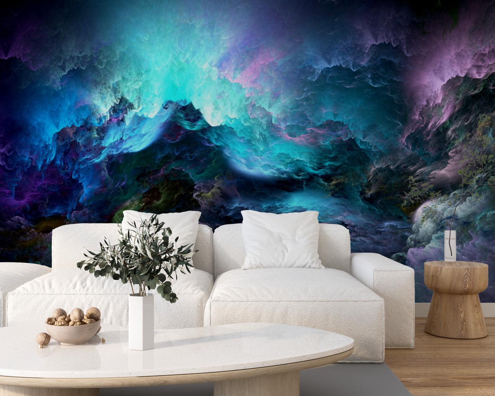 Фотошпалери нічні грозові хмари