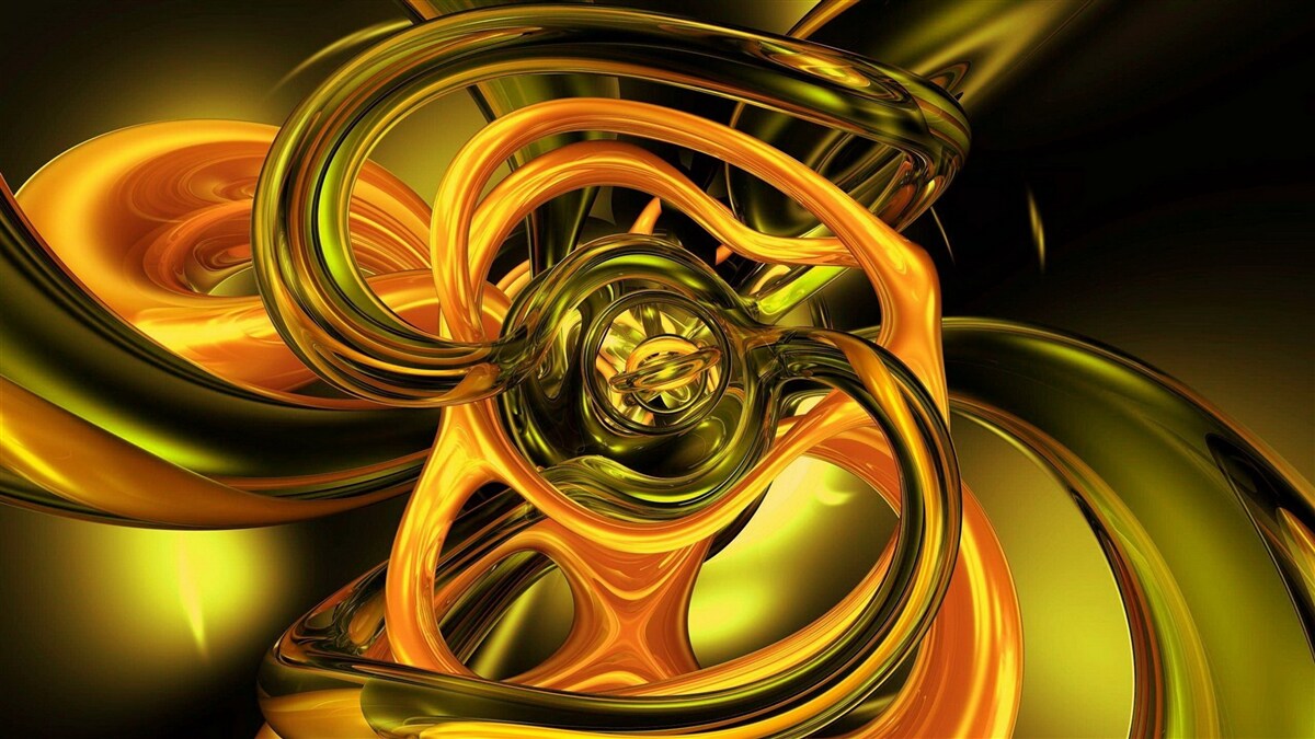 Фотошпалери замкнуті лінії з плавними контурами