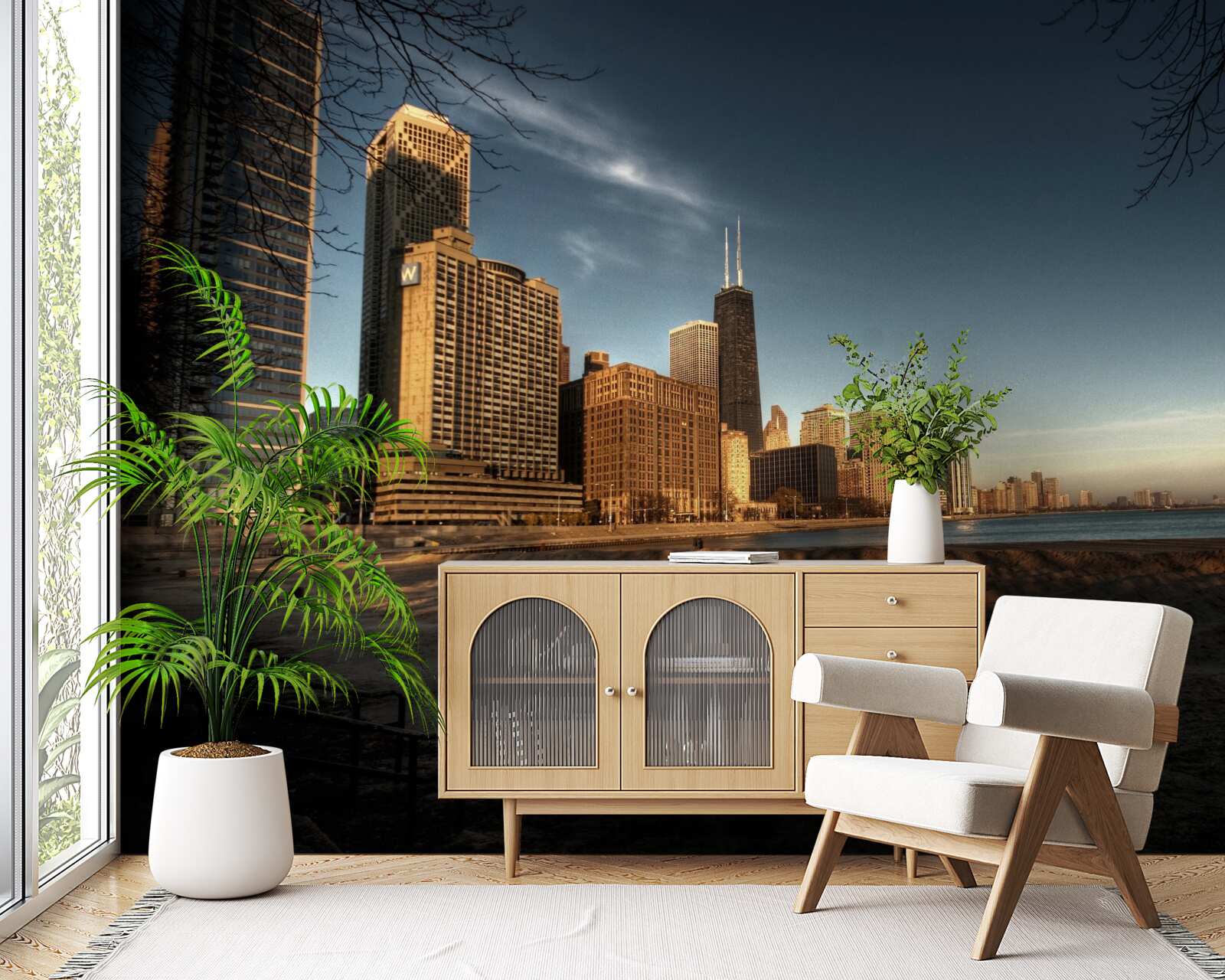 Фотошпалери сутінки чикаго