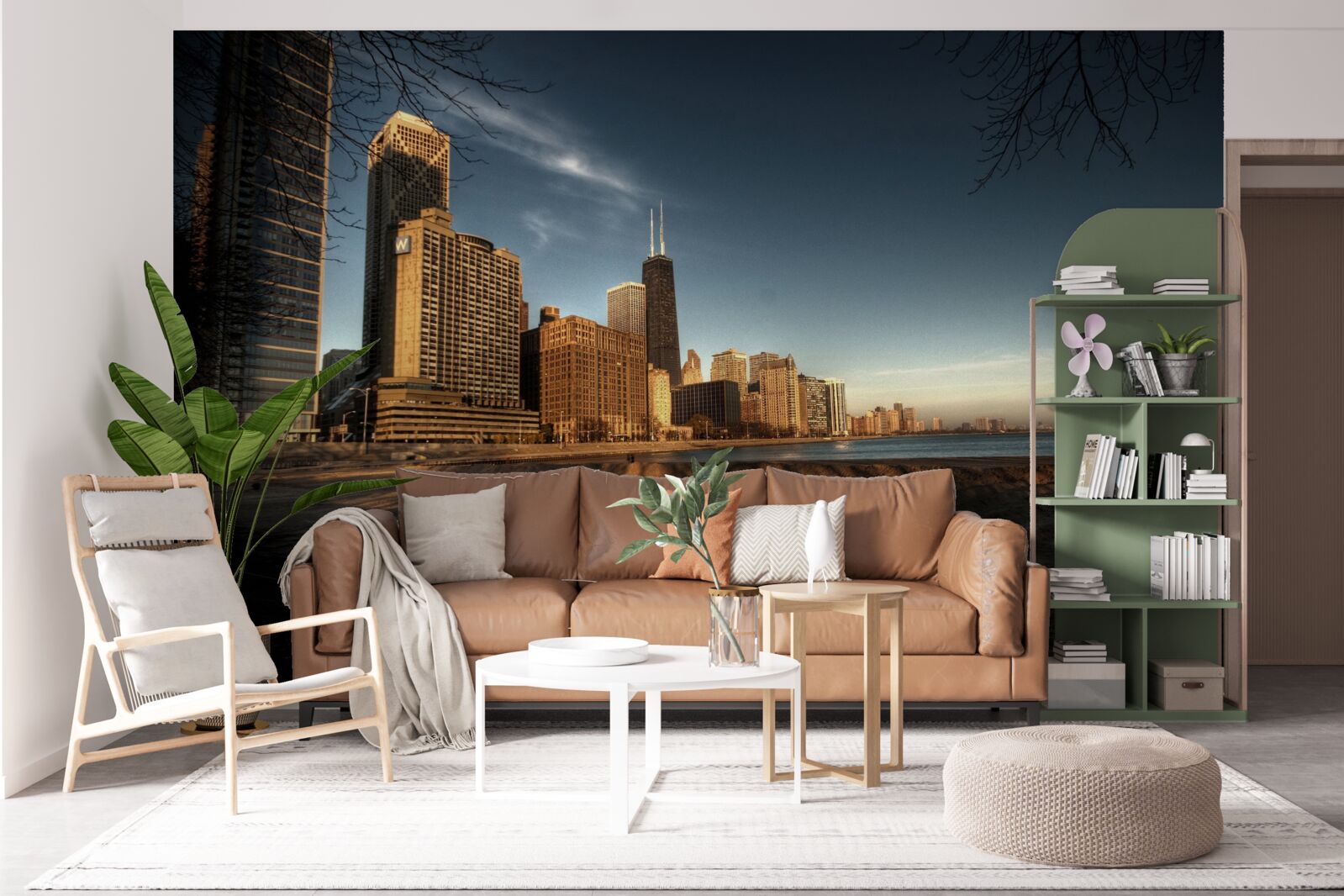 Фотошпалери сутінки чикаго