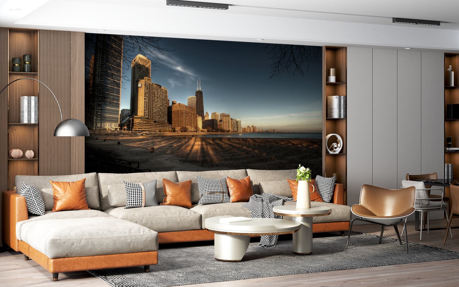 Фотошпалери сутінки чикаго