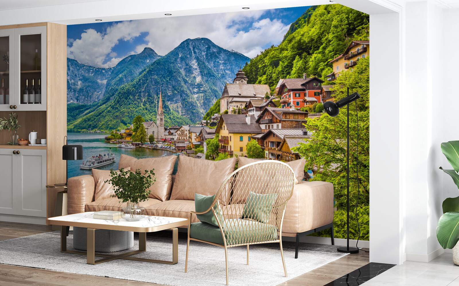Фотошпалери дивовижний Халльштатт в австрії