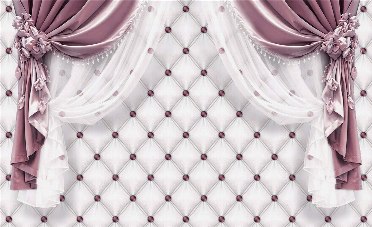 Фотошпалери елегантні карнизи та перламутрові білі тони