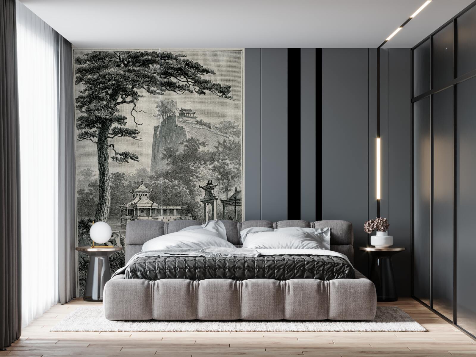 Фотошпалери стародавній китайський парк