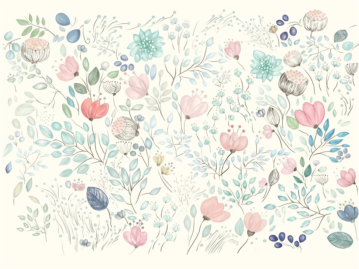 Фотошпалери маленькі ніжні бутони