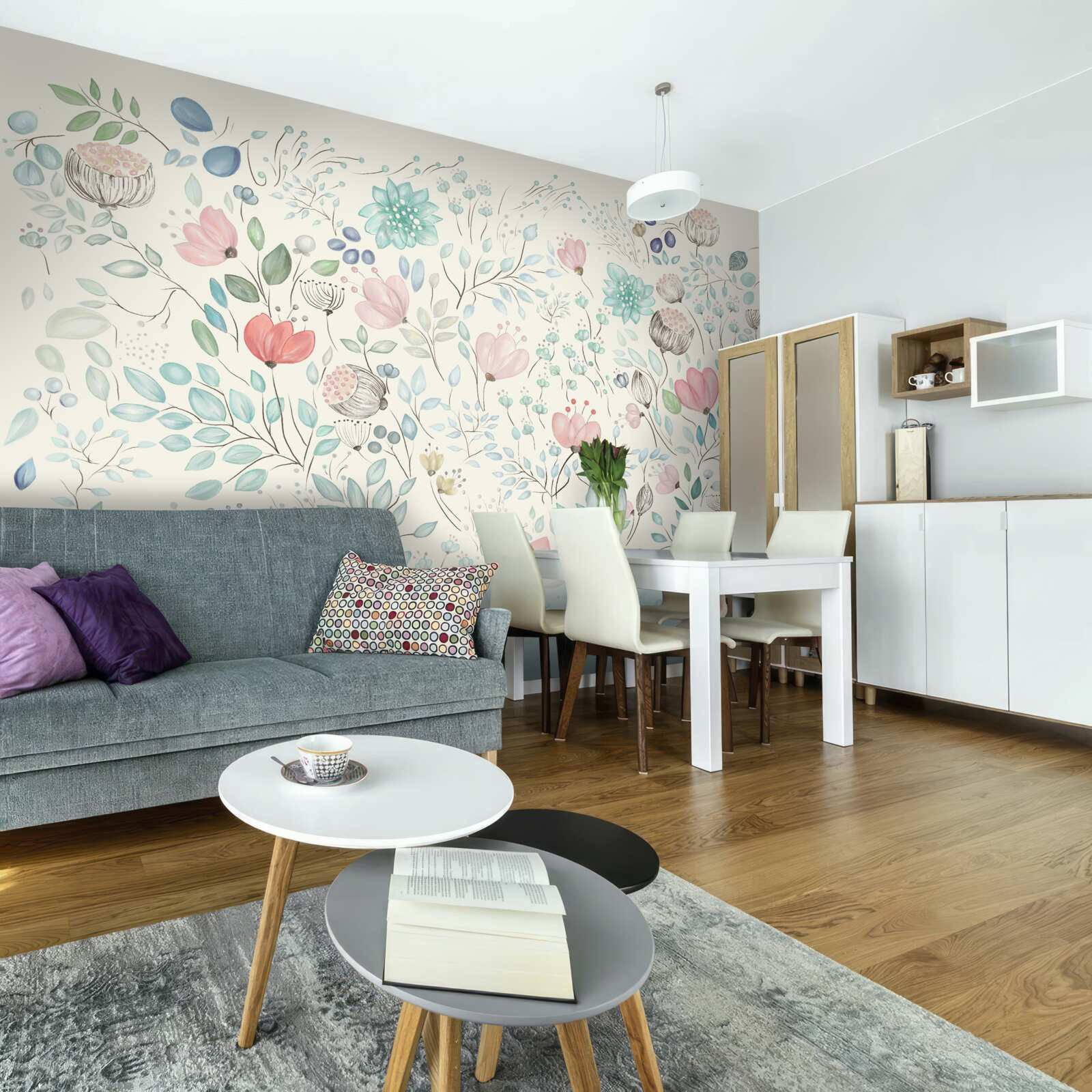 Фотошпалери маленькі ніжні бутони