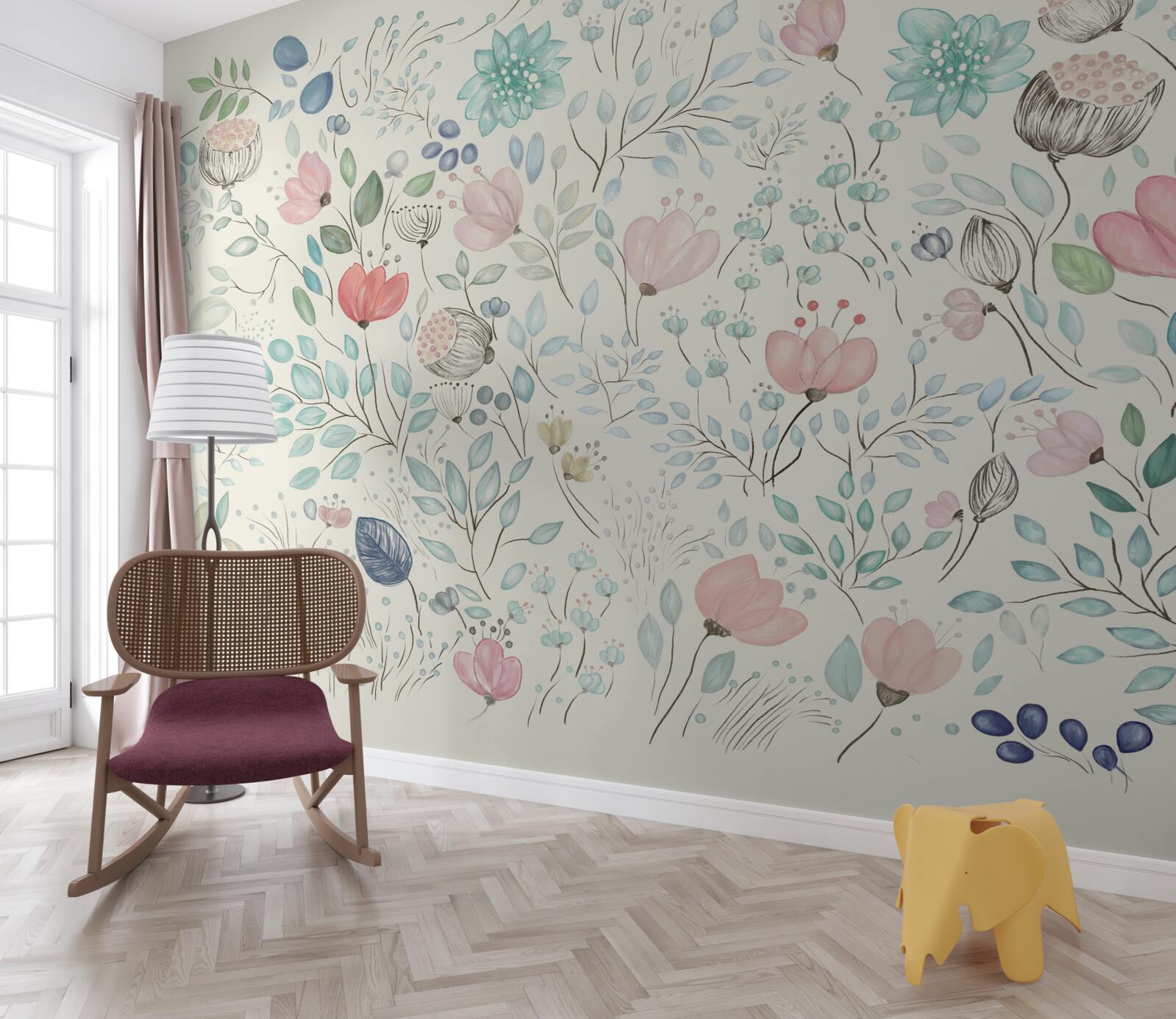 Фотошпалери маленькі ніжні бутони