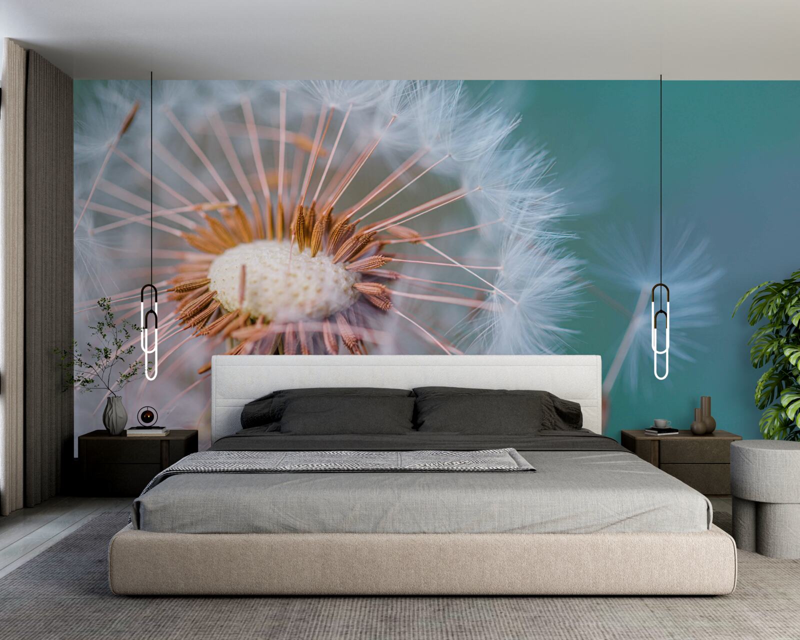 Фотошпалери подорож пелюстки кульбаби