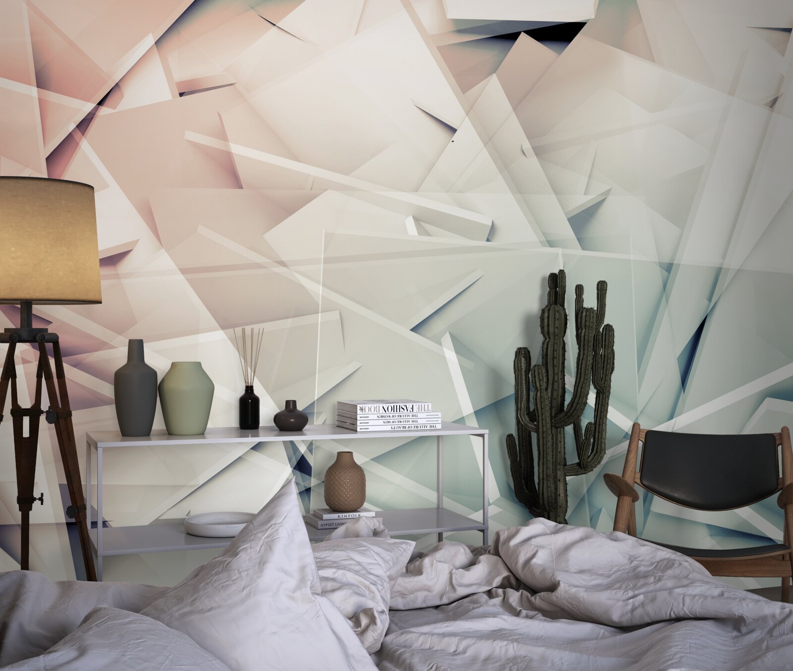 Фотошпалери град осколків скла