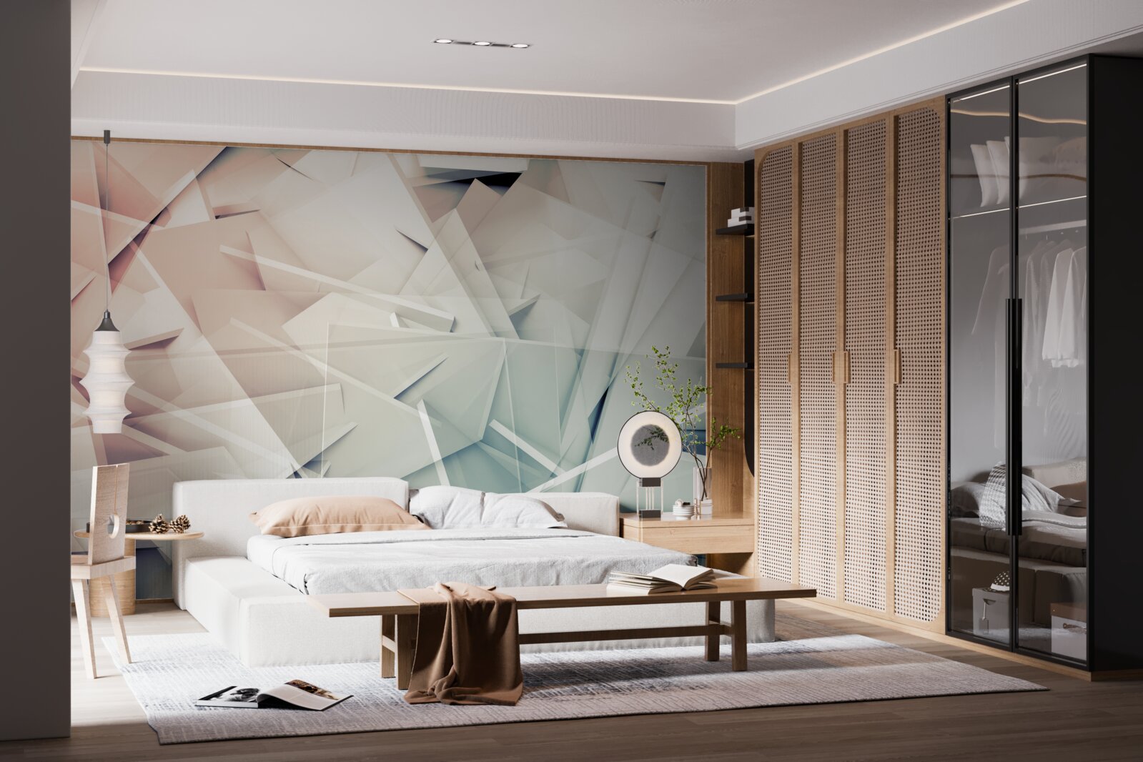 Фотошпалери град осколків скла