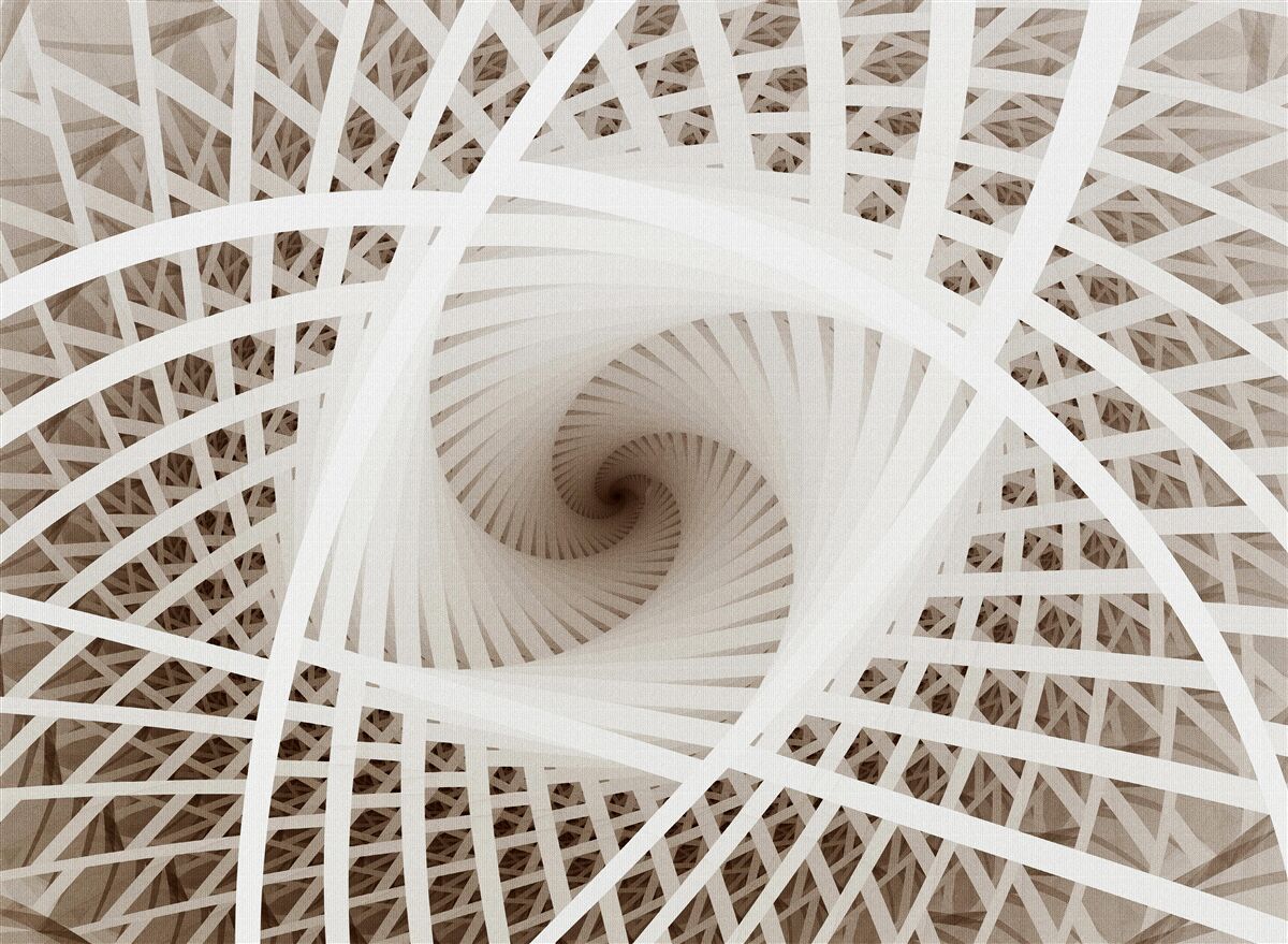 Фотошпалери обертання абстрактної точки зору