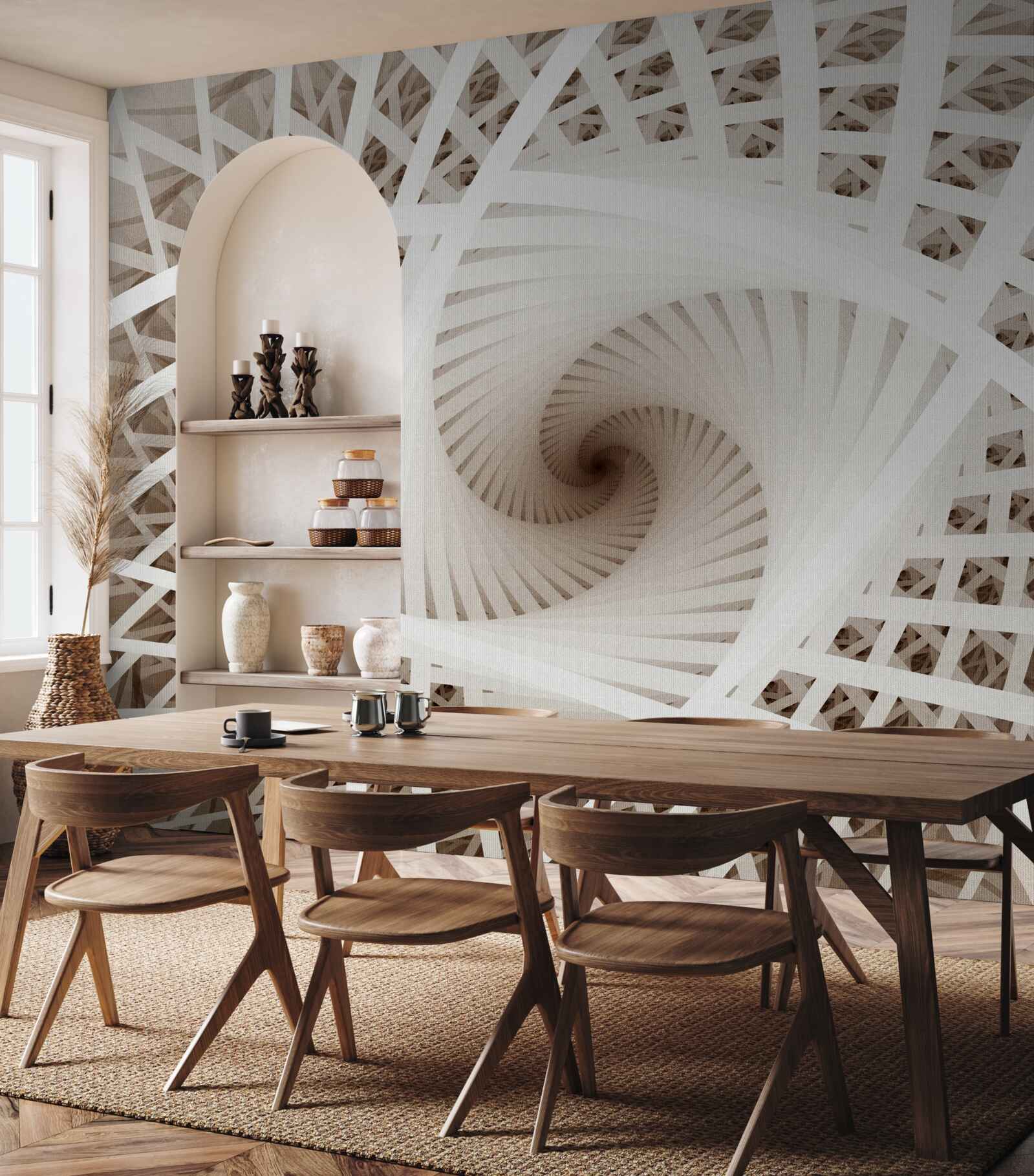 Фотошпалери обертання абстрактної точки зору