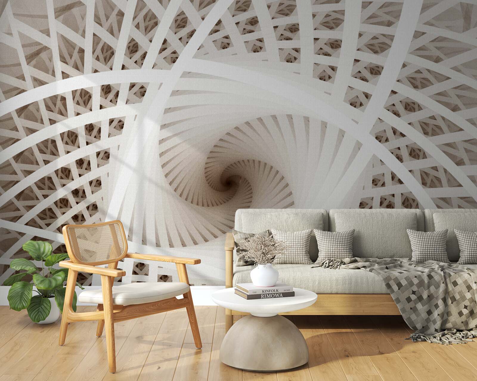 Фотошпалери обертання абстрактної точки зору