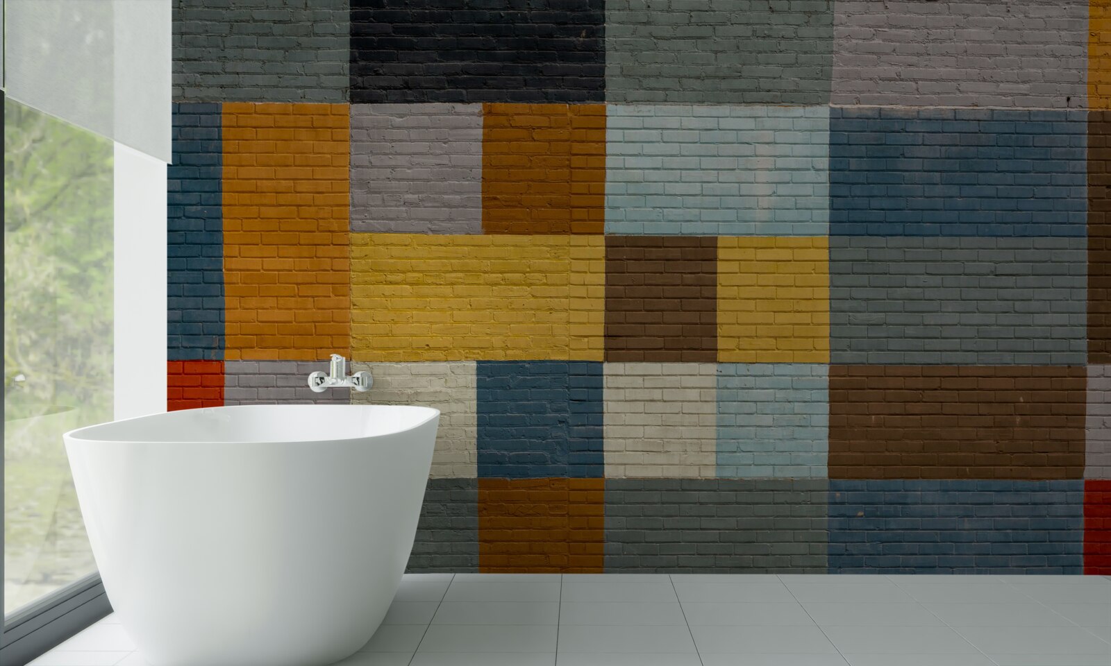 Фотошпалери прямокутні форми в кольорі