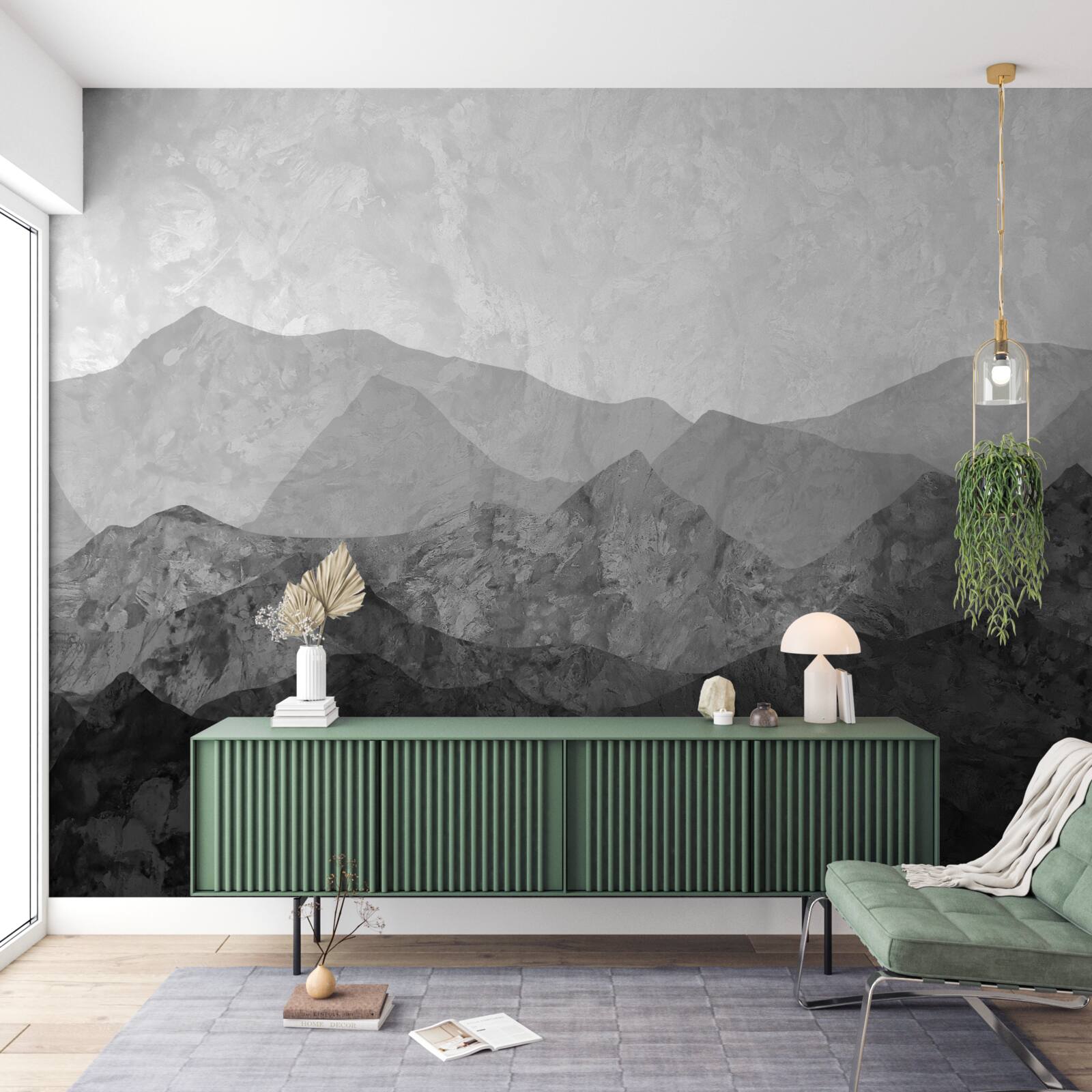 Фотошпалери величні гірські хребти